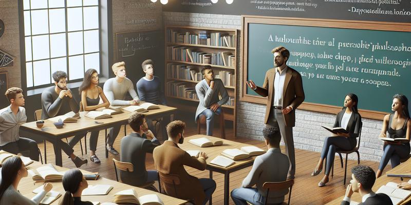 Cour de Philosophie : Déroulement et Évaluation Cour de Philosophie : Déroulement et Évaluation